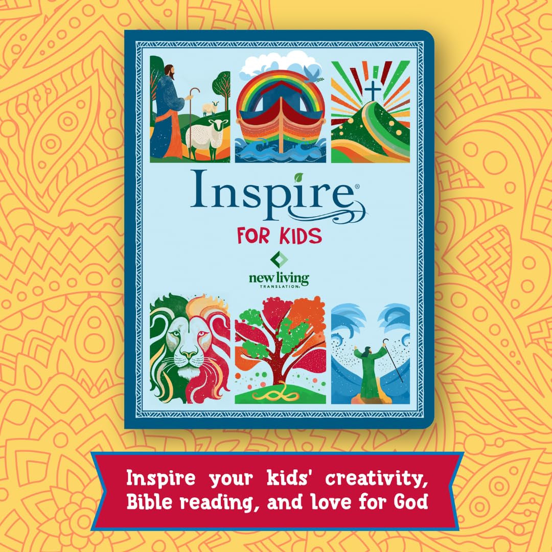 Inspire Bible for Kids NLT (Softcover): the Bible for Coloring & Creative Journaling