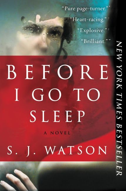 Before I Go to Sleep book cover