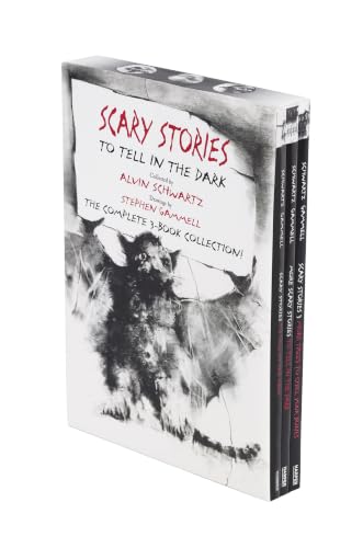 Scary Stories Paperback Box Set: The Complete 3-Book Collection with Classic Art by Stephen Gammell book cover