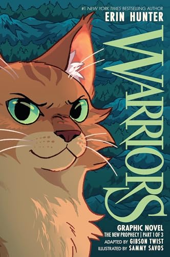 Warriors Graphic Novel: The New Prophecy, Part One of Three by Erin Hunter, Paperback book cover