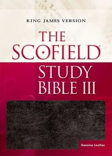 Scofield Study Bible III-KJV by Oxford University Press, Leather book cover
