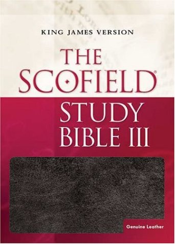Scofield Study Bible III-KJV by Oxford University Press, Leather book cover