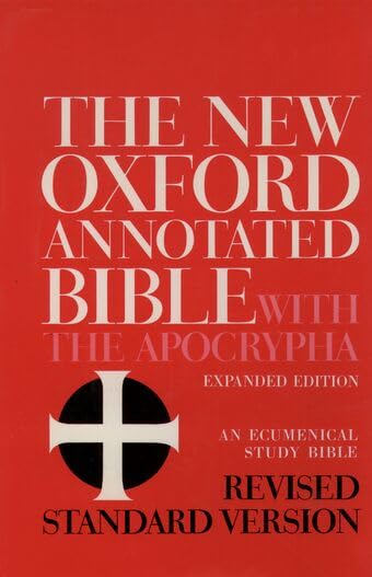 New Oxford Annotated Bible-RSV by Bruce M Metzger, Hardcover book cover