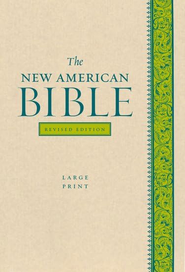 Large Print Bible-NABRE by Confraternity of Christian Doctrine, Leather book cover