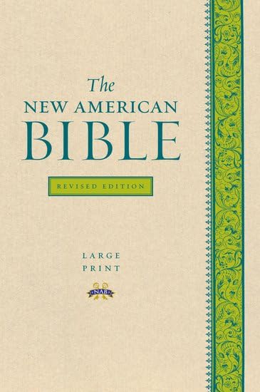 Large Print Bible-NABRE by Confraternity of Christian Doctrine, Paperback book cover