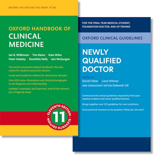 Oxford Clinical Guidelines: Newly Qualified Doctor and Oxford Handbook of Clinical Medicine Pack book cover