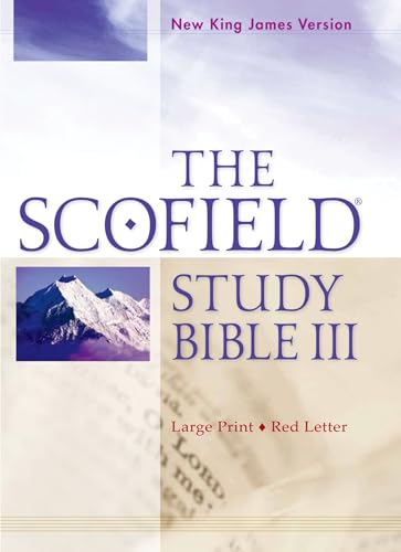 Scofield Study Bible III-NKJV-Large Print by Oxford University Press, Hardcover book cover