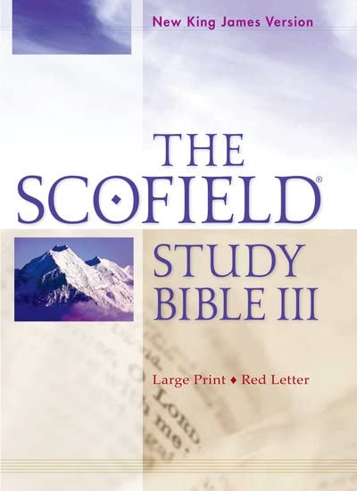 Scofield Study Bible III-NKJV-Large Print by Nkjv Scofield III Large Print, Bonded Leather book cover