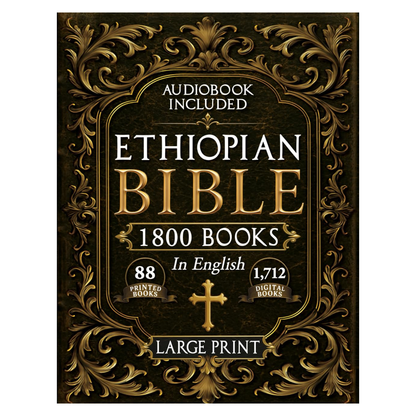 Lost Books of the Bible 3-Book Set — Complete Restored Ethiopian Bible (88 Books), The Books of Enoch 1-2-3 & The Book of Giants | Large Print, Illustrated, Audiobook Included