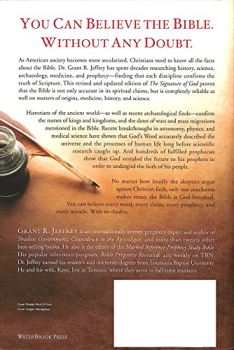 The Signature of God: Conclusive Proof That Every Teaching, Every Command, Every Promise in the Bible Is True book cover