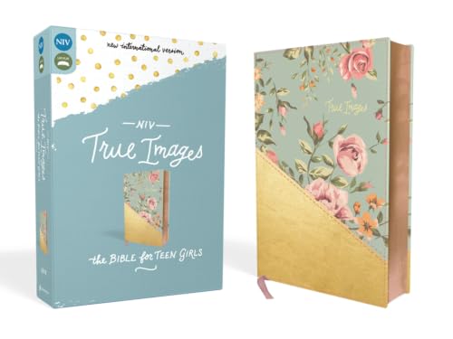 NIV, True Images Bible, Imitation Leather, Blue/Gold: The Bible for Teen Girls (Special) by Livingstone Corporation, Imitation Leather book cover