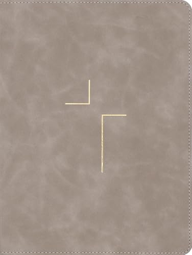 The Jesus Bible, ESV Edition, Leathersoft, Stone by Passion Publishing, Imitation Leather book cover