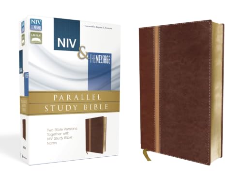 Parallel Study Bible-PR-NIV/MS by Zondervan, Imitation Leather book cover