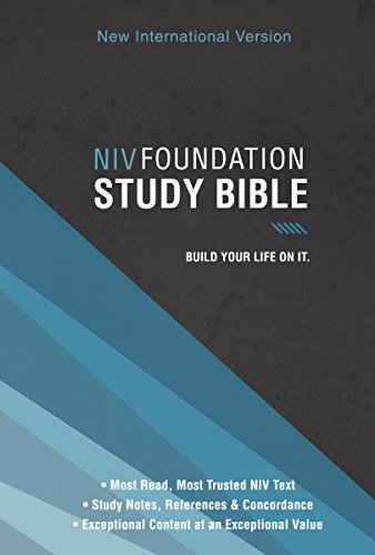 Foundation Study Bible-NIV by Zondervan, Hardcover book cover