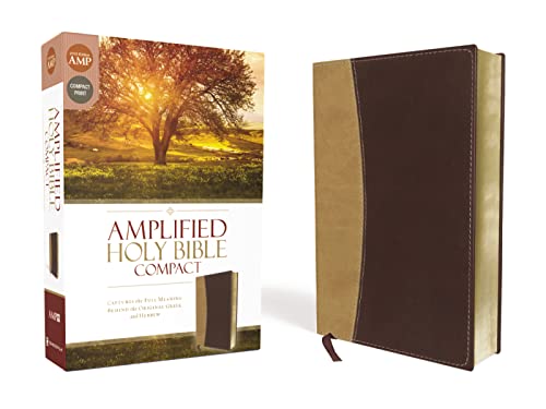 Amplified Bible-Am-Compact: Captures the Full Meaning Behind the Original Greek and Hebrew by Zondervan, Imitation Leather book cover
