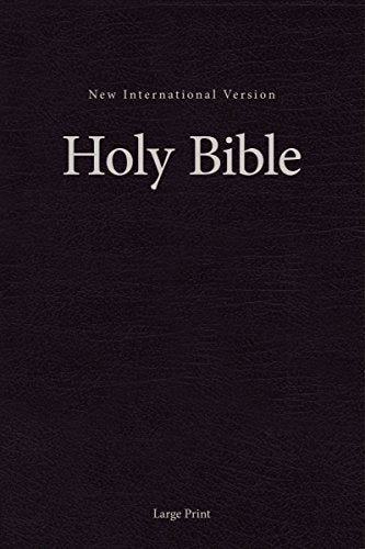 NIV, Pew and Worship Bible, Large Print, Hardcover, Black (Special) by Zondervan, Hardcover book cover