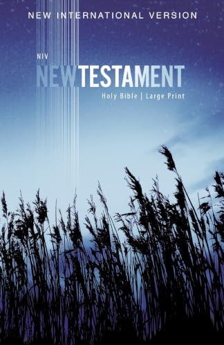 NIV, Outreach New Testament, Large Print, Paperback (Special) by Zondervan, Paperback book cover