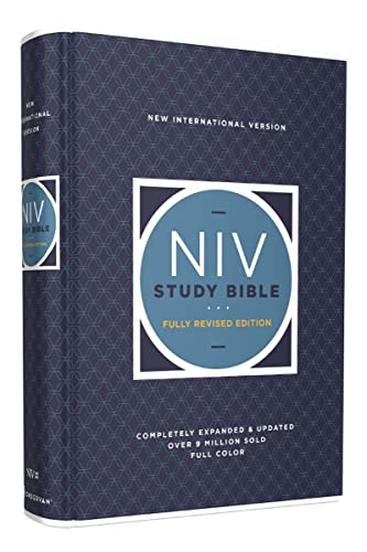 NIV Study Bible, Fully Revised Edition, Hardcover, Red Letter, Comfort Print by Kenneth L Barker, Hardcover book cover