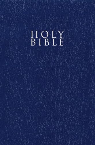 Niv, Gift and Award Bible, Leather-Look, Blue, Red Letter Edition, Comfort Print by Zondervan, Paperback book cover