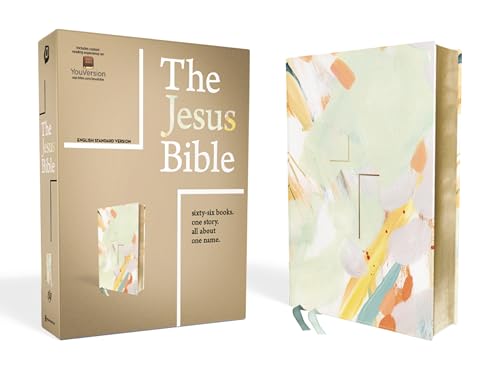 The Jesus Bible, ESV Edition, Leathersoft, Multi-Color/Teal by Passion Publishing, Imitation Leather book cover