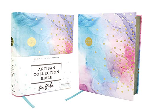 Niv, Artisan Collection Bible for Girls, Cloth Over Board, Multi-Color, Art Gilded Edges, Red Letter Edition, Comfort Print by Zondervan, Hardcover book cover