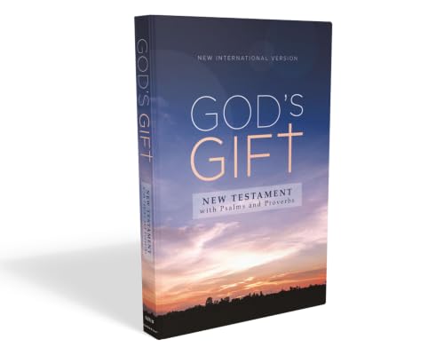 Niv, God's Gift New Testament with Psalms and Proverbs, Pocket-Sized, Paperback, Comfort Print by Zondervan, Paperback book cover