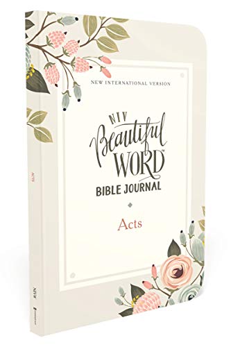 Niv, Beautiful Word Bible Journal, Acts, Paperback, Comfort Print by Zondervan, Paperback book cover