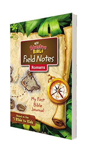 Niv, Adventure Bible Field Notes, Romans, Paperback, Comfort Print: My First Bible Journal by Zondervan, Paperback book cover