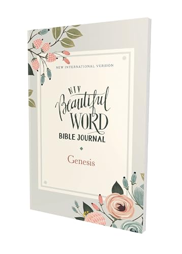 Niv, Beautiful Word Bible Journal, Genesis, Paperback, Comfort Print by Zondervan, Paperback book cover