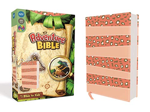 Niv, Adventure Bible, Leathersoft, Coral, Full Color by Lawrence O Richards, Imitation Leather book cover
