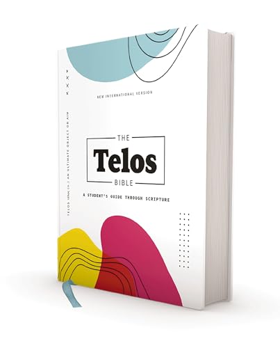 Niv, the Telos Bible, Hardcover, Comfort Print: A Student's Guide Through Scripture by Onehope, Hardcover book cover