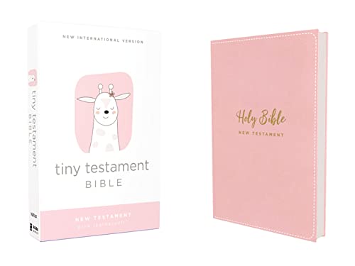Niv, Tiny Testament Bible, New Testament, Leathersoft, Pink, Comfort Print by Zondervan, Imitation Leather book cover