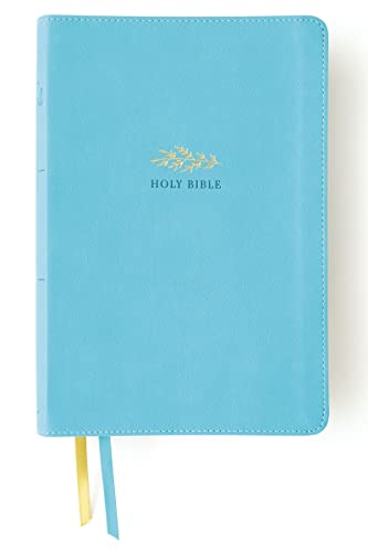 Niv, Women's Devotional Bible (by Women, for Women), Large Print, Leathersoft, Teal, Comfort Print by Zondervan, Imitation Leather book cover
