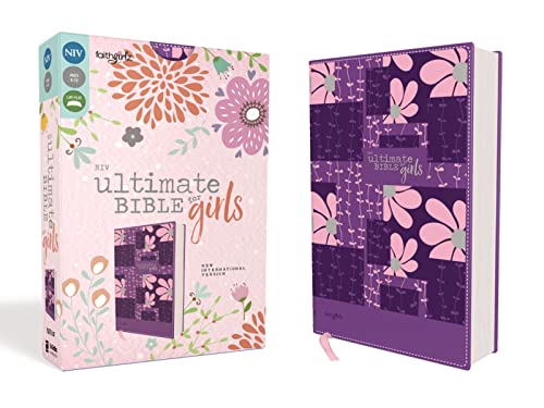 Niv, Ultimate Bible for Girls, Faithgirlz Edition, Leathersoft, Purple: The Perfect Christian Faith Gift for Your Tween Girl, Age 8-12 by Nancy N Rue, Imitation Leather book cover