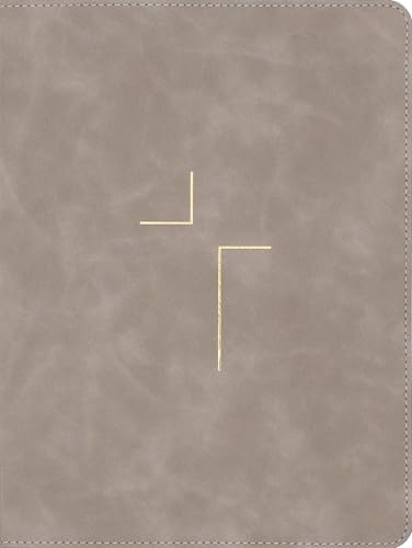 The Jesus Bible, NIV Edition, Leathersoft, Stone, Comfort Print by Passion Publishing, Imitation Leather book cover