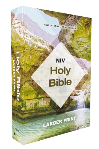Niv, Holy Bible, Larger Print, Economy Edition, Paperback, Teal/Tan, Comfort Print by Zondervan, Paperback book cover