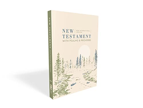 Niv, New Testament with Psalms and Proverbs, Pocket-Sized, Paperback, Tree, Comfort Print by Zondervan, Paperback book cover