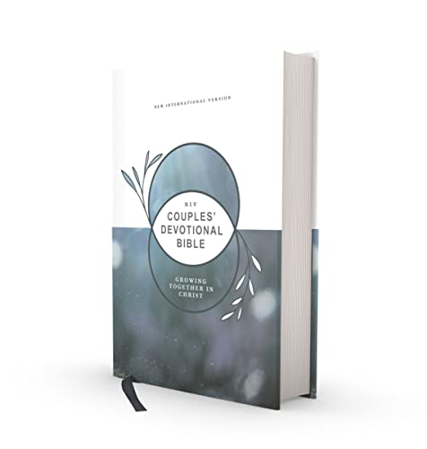 Niv, Couples' Devotional Bible (Build a Biblical Foundation for Your Marriage), Hardcover, Comfort Print: Growing Together in Christ by Christianity Today Intl, Hardcover book cover
