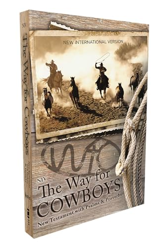Niv, the Way for Cowboys New Testament with Psalms and Proverbs, Pocket-Sized, Paperback, Comfort Print by Zondervan, Paperback book cover