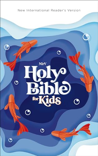 Nirv, Outreach Bible for Kids, Paperback, Blue by Zondervan, Paperback book cover