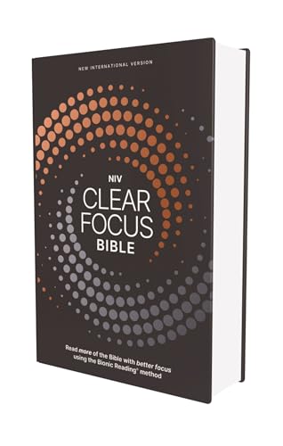 Niv, Clear Focus Bible, Hardcover, Charcoal/Copper: Read More of the Bible with Better Focus Using the Bionic Reading Method by Zondervan, Hardcover book cover