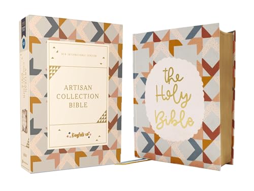 Niv, Artisan Collection Bible, Cloth Over Board, Multi-Color/Quilted, Red Letter, Comfort Print by Zondervan, Hardcover book cover