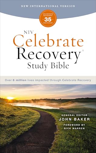 Niv, Celebrate Recovery Study Bible (35th Anniversary Edition), Paperback, Comfort Print by John Baker, Paperback book cover