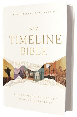 Niv, Timeline Bible, Hardcover, Red Letter, Comfort Print: A Chronological Study Through Scripture by John R Kohlenberger III, Hardcover book cover