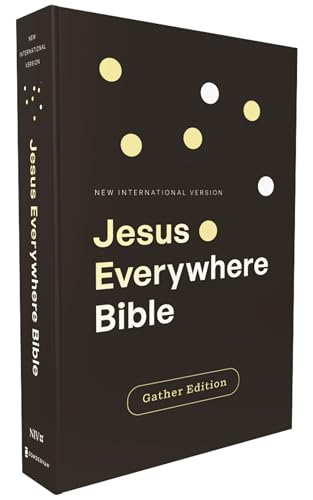 Niv, Jesus Everywhere Outreach Bible, Larger Print, Paperback, Comfort Print by Zondervan, Paperback book cover