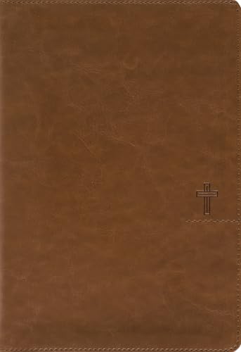Nasb, Thinline Bible, Giant Print, Leathersoft, Brown, Red Letter, 1995 Text, Comfort Print by Zondervan, Imitation Leather book cover