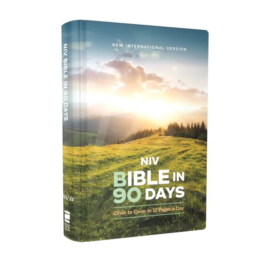 Niv, Bible in 90 Days, Hardcover: Cover to Cover in 12 Pages a Day by Ted Cooper Jr, Hardcover book cover
