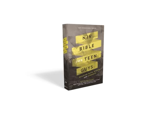 NIV Bible for Teen Guys, Hardcover: Building Faith, Wisdom and Strength by Zondervan, Hardcover book cover