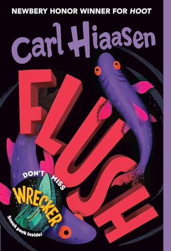 Flush by Carl Hiaasen, Paperback book cover