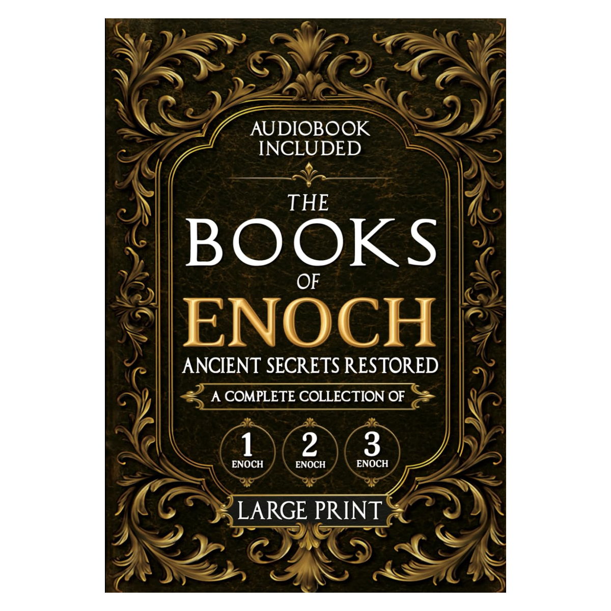 Lost Books of the Bible 3-Book Set — Complete Restored Ethiopian Bible (88 Books), The Books of Enoch 1-2-3 & The Book of Giants | Large Print, Illustrated, Audiobook Included
